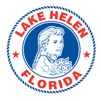 Lake Helen Florida logo with a profile image of a women