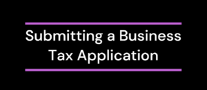 Screenshot of the SmartGov portal in an instructional video for how businesses apply for a business tax receipt in Port Orange.